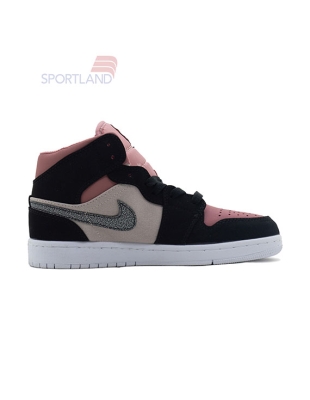کفش بسکتبال زنانه جردن Jordan 1 Mid SE GS W