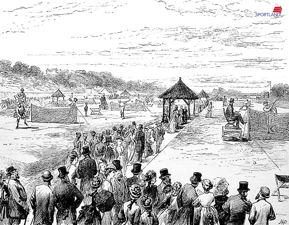 اولین مسابقه قهرمانی تنیس در ویمبلدون، لندن 1877