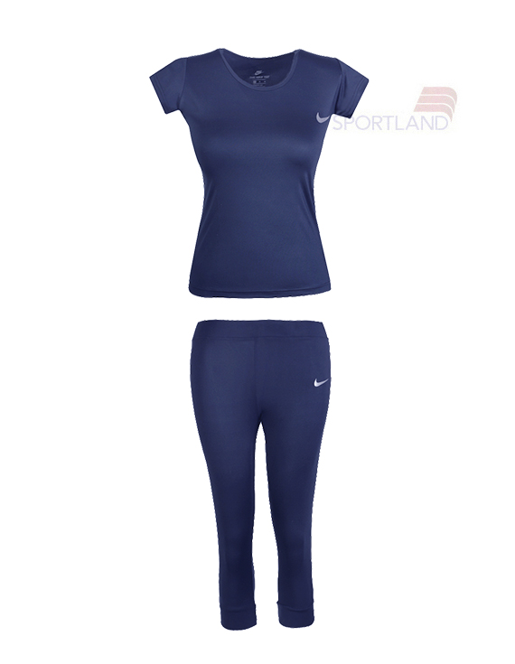 ست تی شرت و برمودا ورزشی زنانه نایکی Hoomer