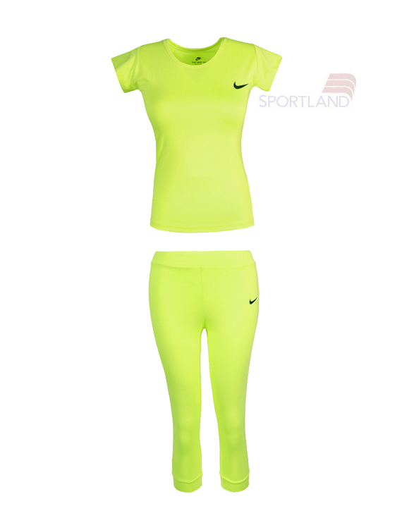 ست تی شرت و برمودا ورزشی زنانه نایکی Hoomer