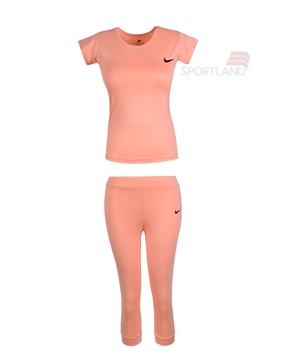 ست تی شرت و برمودا ورزشی زنانه نایکی Hoomer