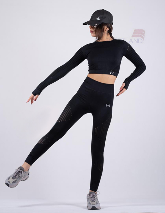 نیم تنه آستین بلند+لگ ورزشی زنانه آندر آرمور Unicorn