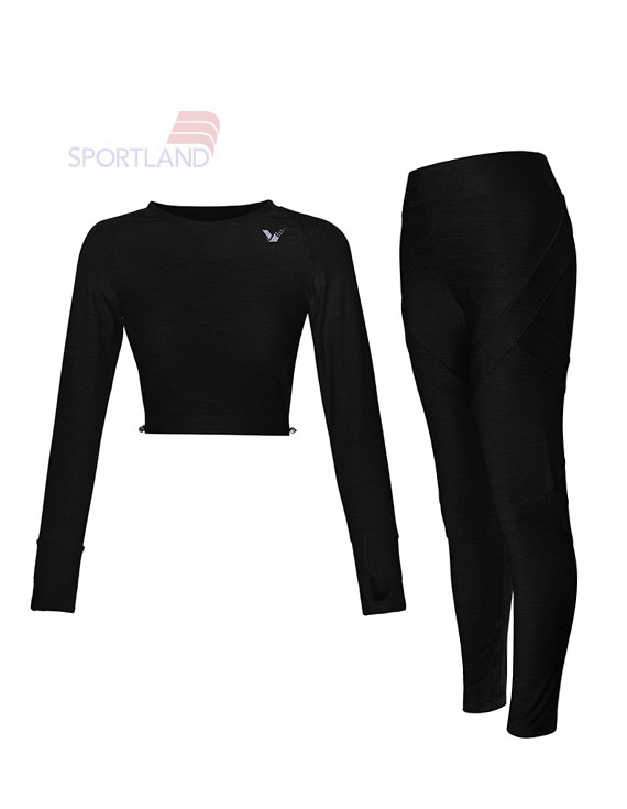 نیم تنه آستین بلند+لگ ورزشی زنانه ویکتور Sports Bra-Leg Viclight W
