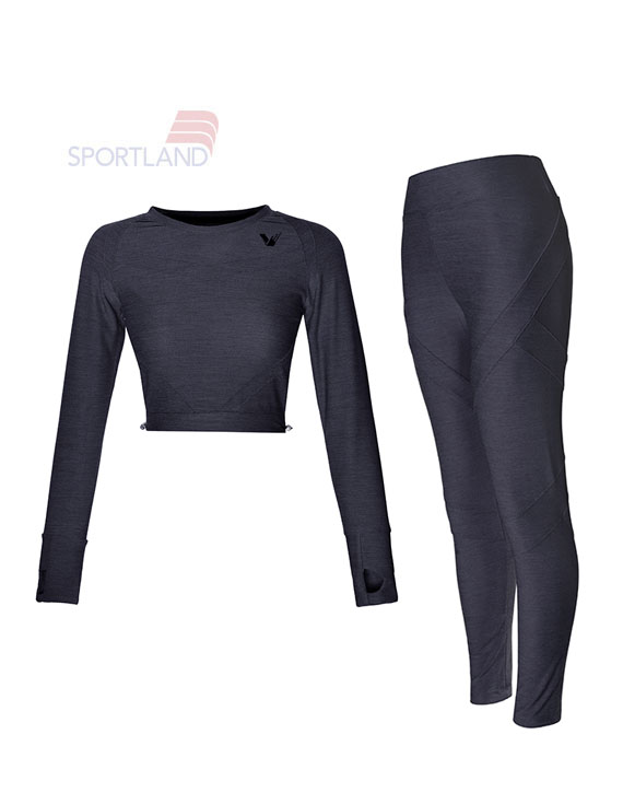 نیم تنه آستین بلند+لگ ورزشی زنانه ویکتور Sports Bra-Leg Viclight W