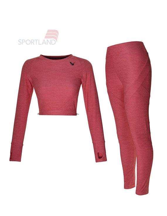 نیم تنه آستین بلند+لگ ورزشی زنانه ویکتور Sports Bra-Leg Viclight W