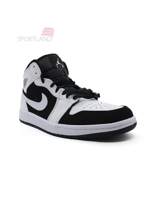کفش بسکتبال مردانه جردن Air Jordan 1 Retro Mid Tuxedo M