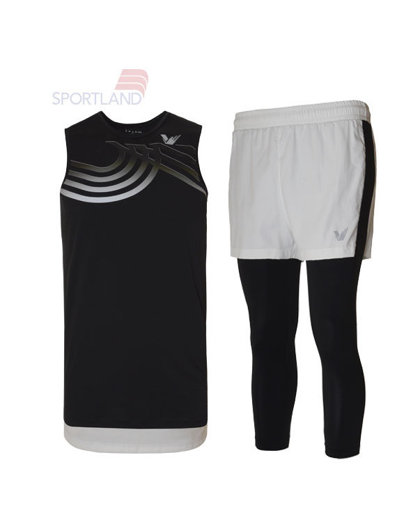 ست رکابی و شلوارک ورزشی مردانه ویکتور Vicrun Long Set M