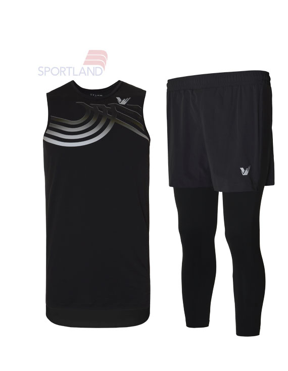 ست رکابی و شلوارک ورزشی مردانه ویکتور Vicrun Long Set M