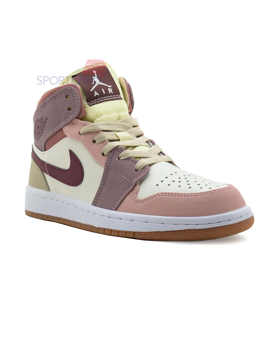 کفش بسکتبال زنانه جردن Jordan 1 Mid SE GS W