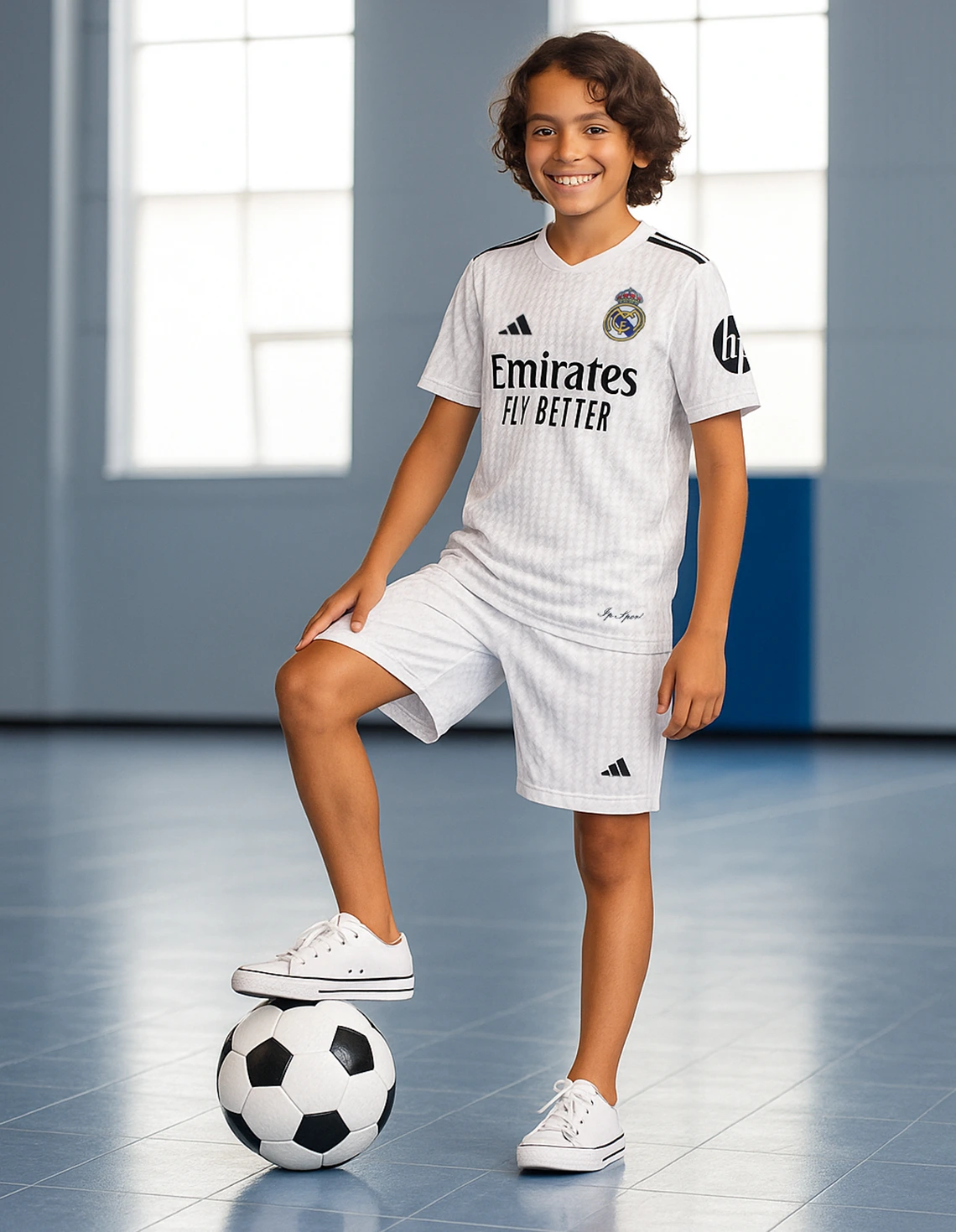ست تیشرت و شلوارک فوتبال Unisex آدیداس Real Madrid Mini Kit U ست تیشرت و شلوارک فوتبال Unisex آدیداس Real Madrid Mini Kit U