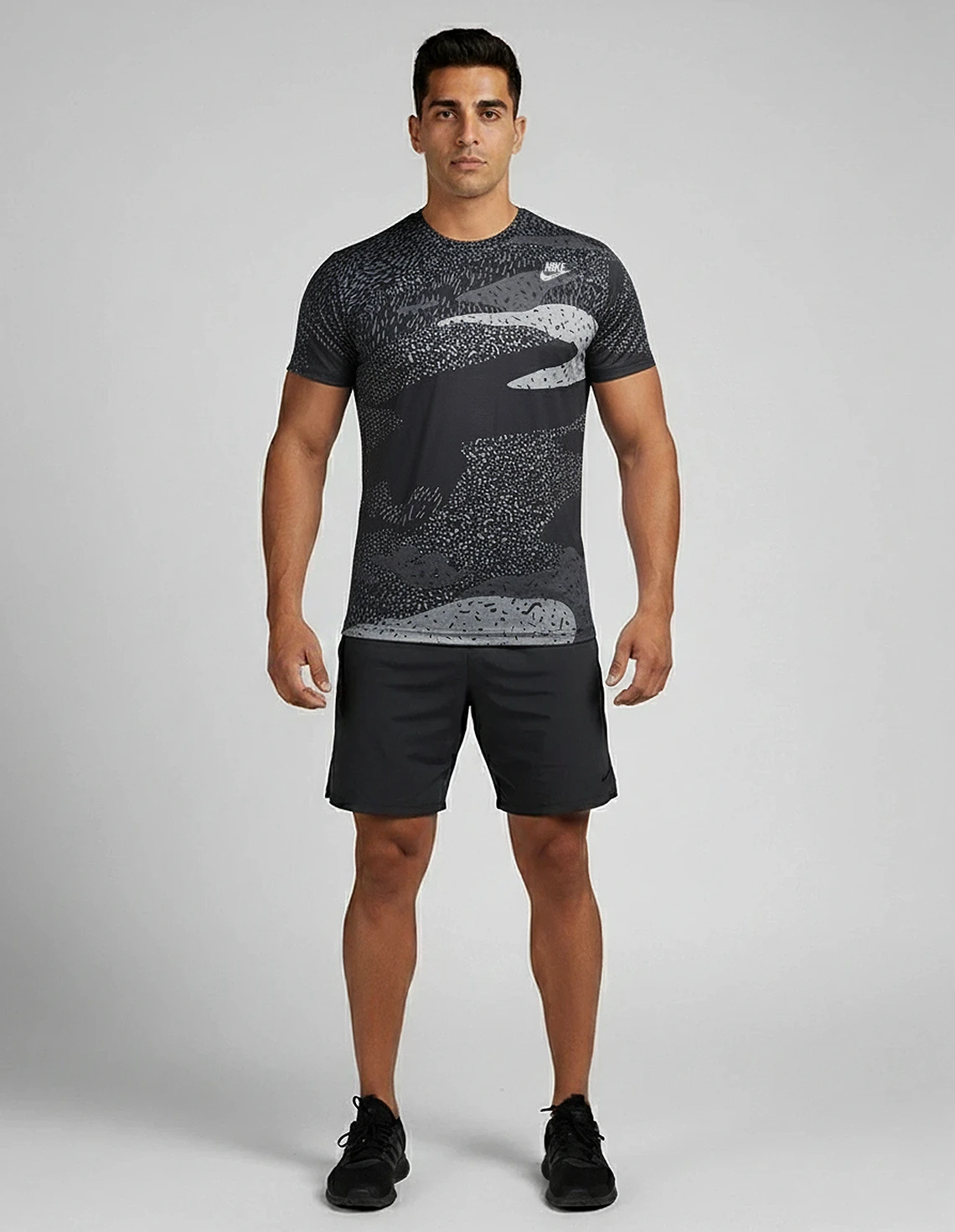 تی شرت ورزشی مردانه نایکی Camo Breeze M تی شرت ورزشی مردانه نایکی Camo Breeze M