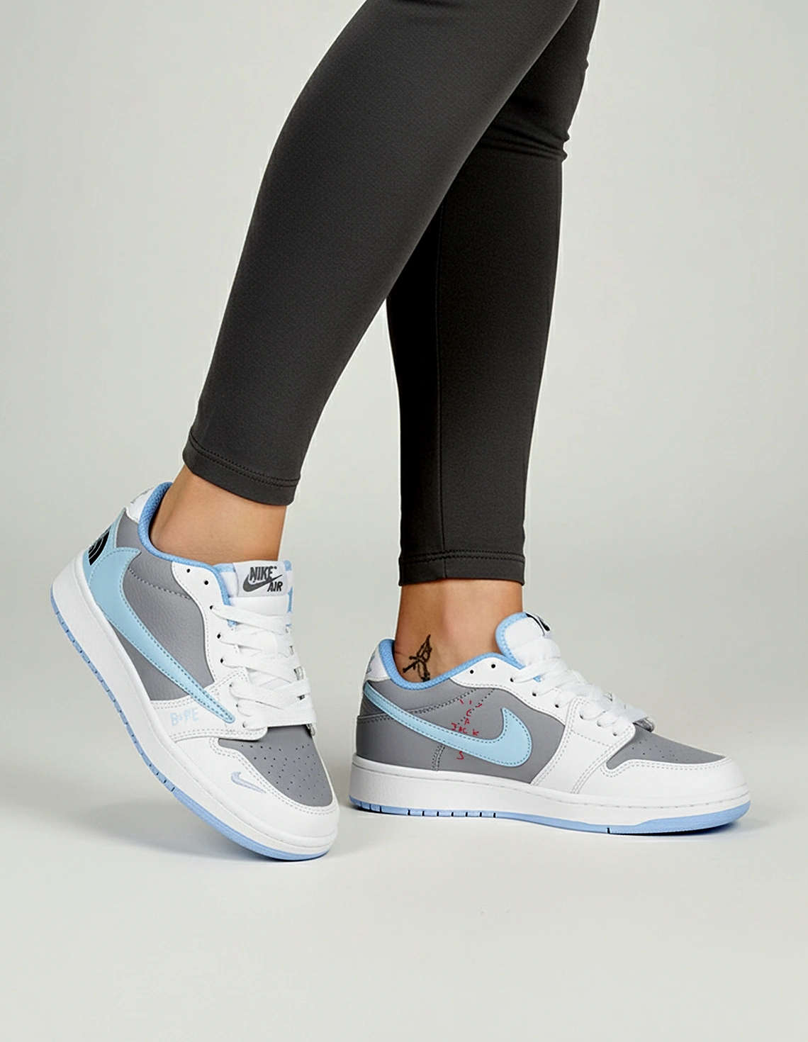 کفش روزانه زنانه نایکی Air Jordan 1 Low North Face W