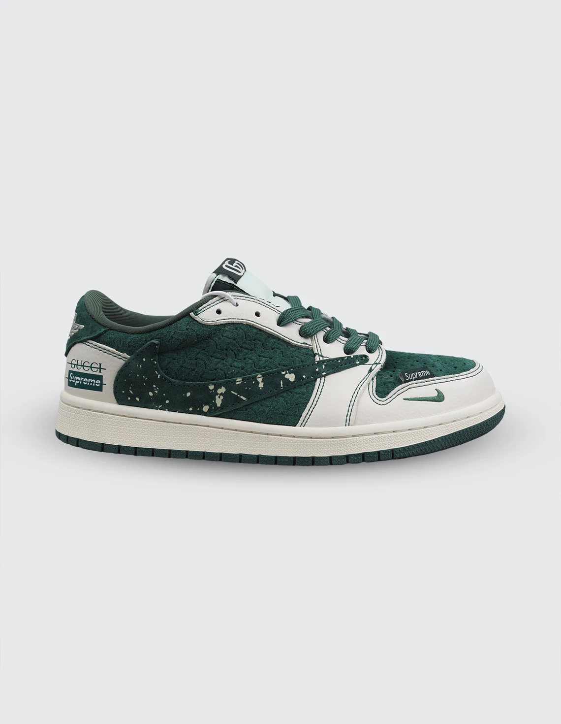 کفش روزانه مردانه نایکی Air Jordan 1 Travis Scott  Supreme M