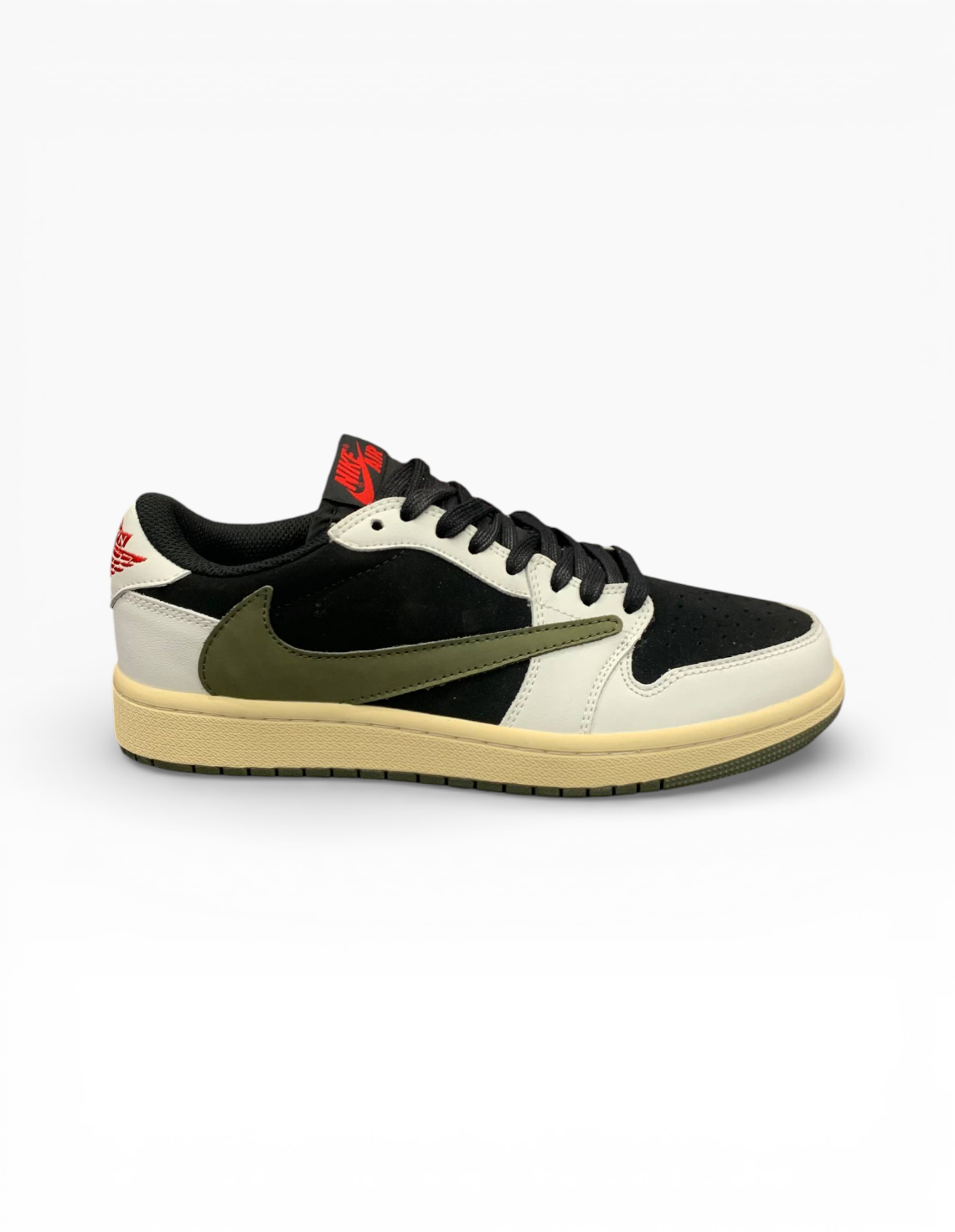 کفش روزانه مردانه نایکی Air Jordan 1 Low Travis Scott Olive M