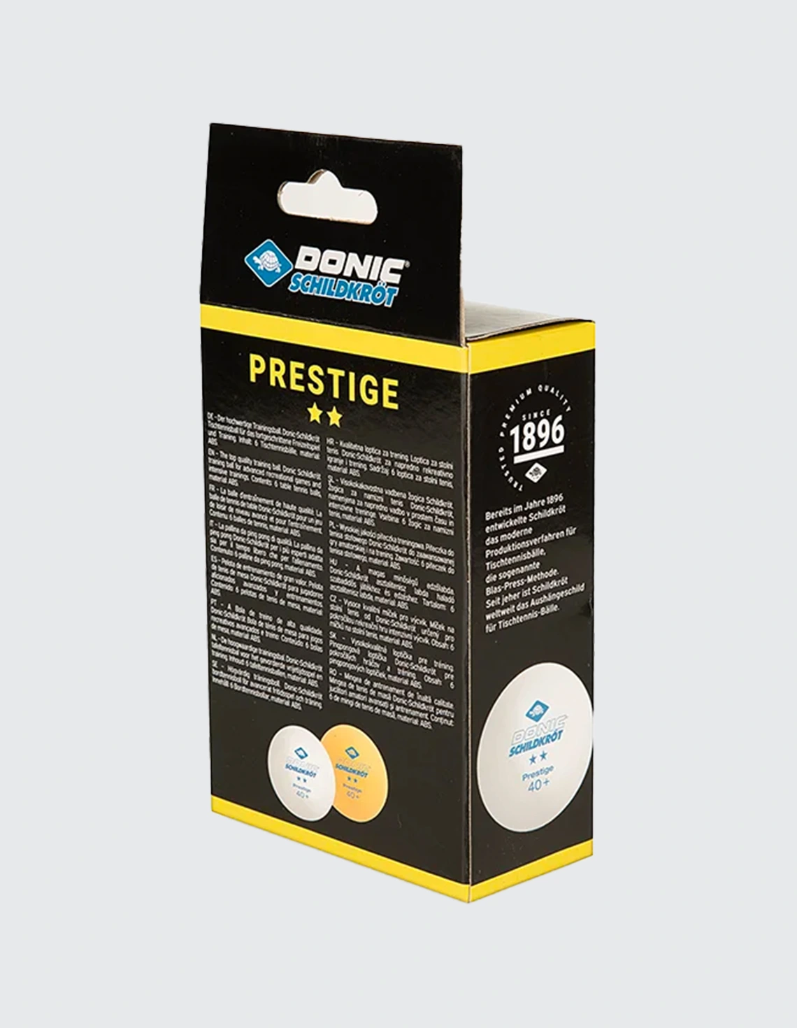 توپ پینگ پنگ Unisex برند عمومی دونیک شیلدکروت 2 ستاره 40+ PRESTIGE بسته 6 عددی O