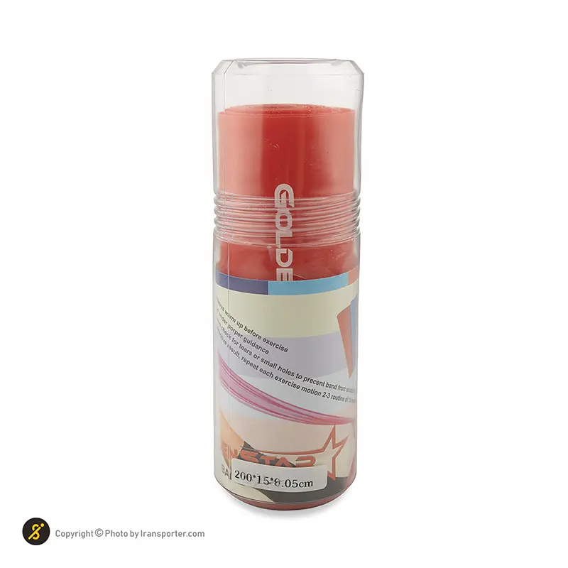 کش پیلاتس Unisex برند عمومی گلدن استار2 متری مقاومت متوسط LS3204 BRS