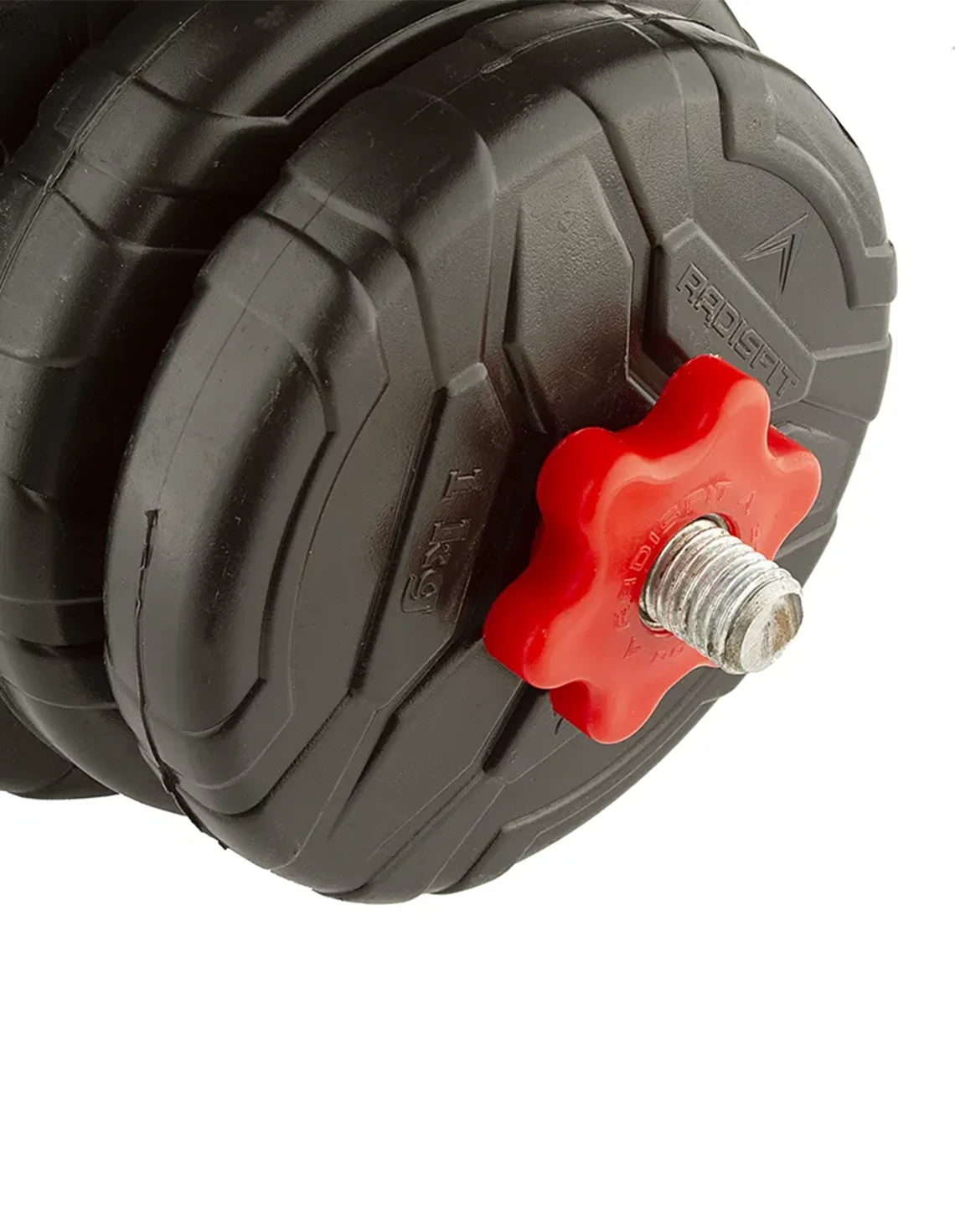 دمبل متحرک Unisex برند عمومی متغیرکامپوزیتی تکی 10 کیلویی رادیس فیت