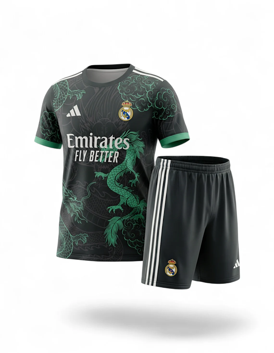 ست تیشرت و شلوارک فوتبال مردانه بدون برند Real Madrid Kit M