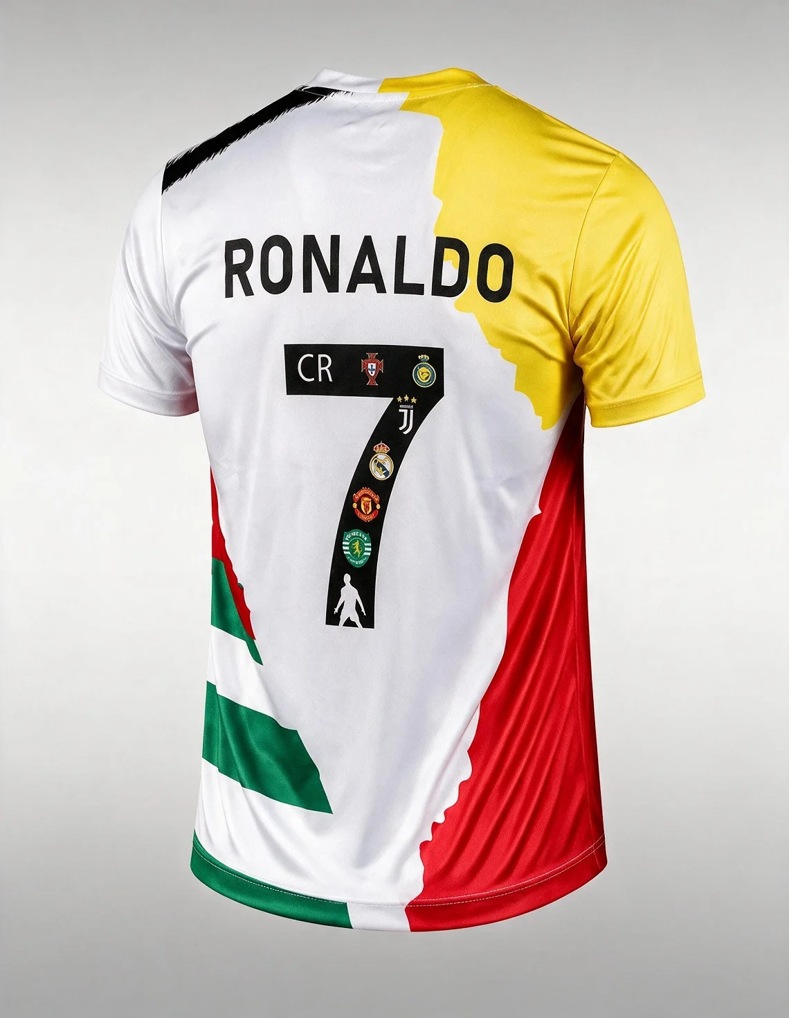 تی شرت هواداری فوتبال مردانه بدون برند Ronaldo Fan T-Shirt M