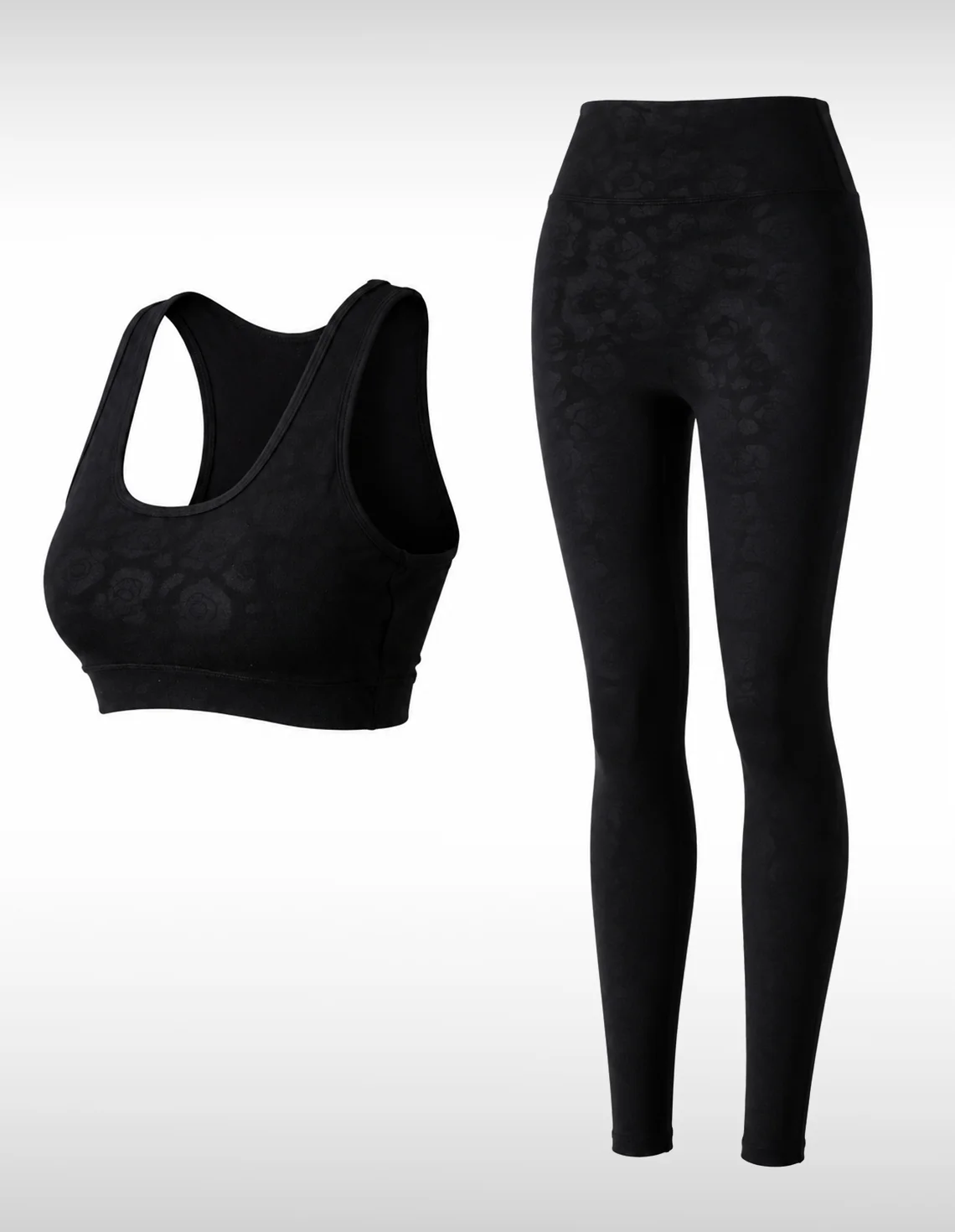 ست نیم تنه و لگ ورزشی زنانه بدون برند Elegant Fit W
