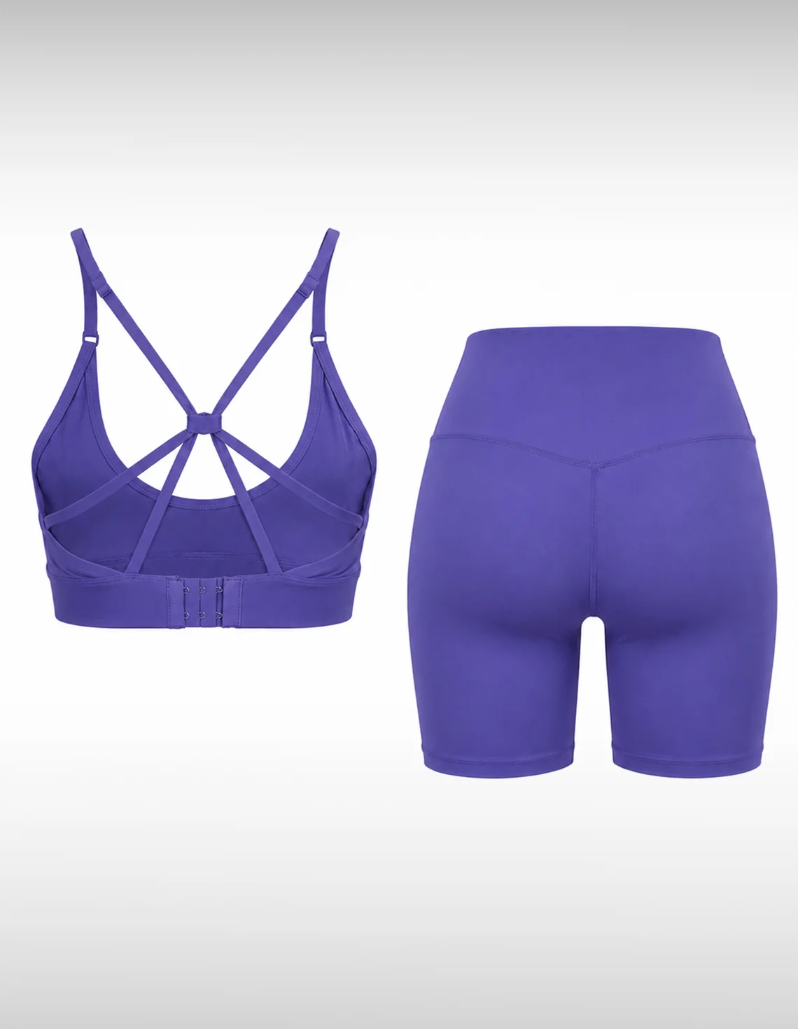 ست نیم تنه و شورتک ورزشی زنانه الو Alo Cozy Fit W